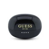 Guess Metallic Finish Classic Logo OWS Bezdrátová Sluchátka Black