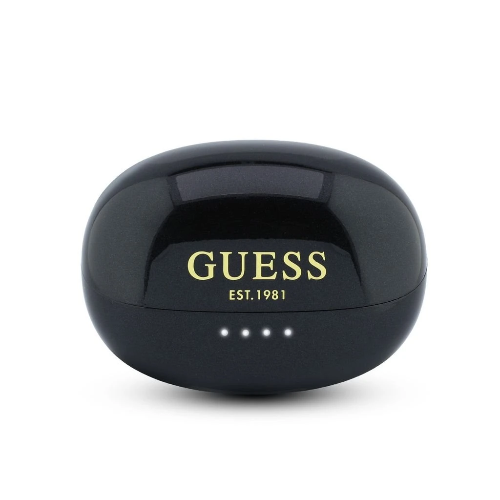 Guess Metallic Finish Classic Logo OWS Bezdrátová Sluchátka Black