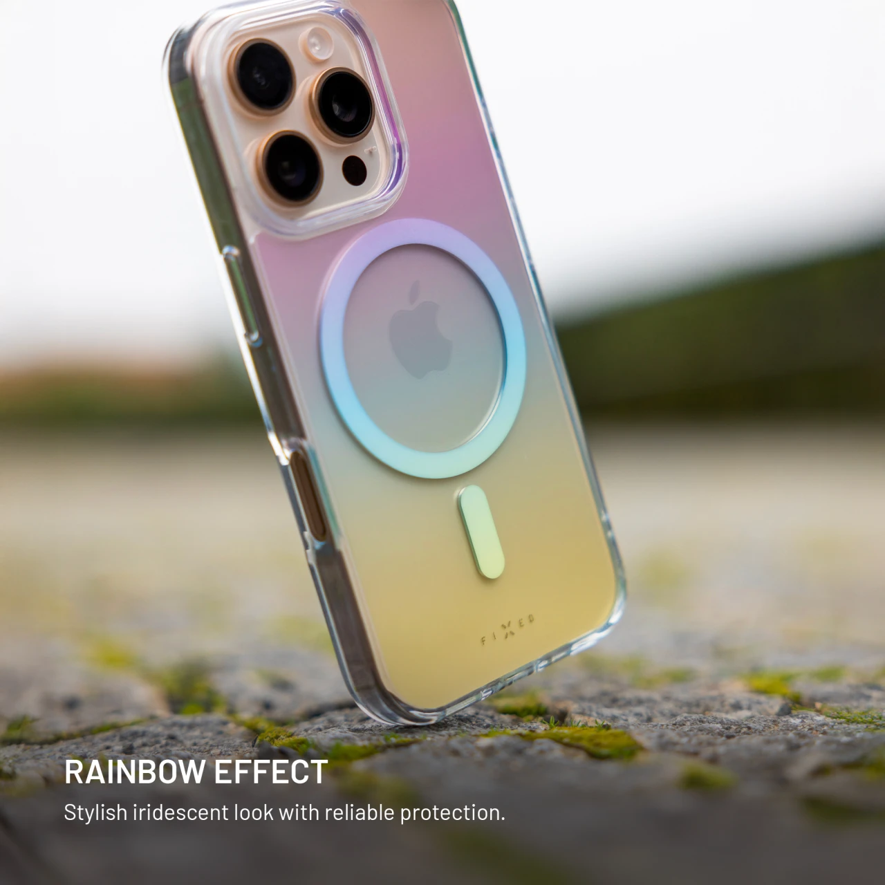 Zadní kryt FIXED MagRainbow s podporou MagSafe pro Samsung Galaxy S25 Ultra, duhový
