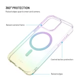 Zadní kryt FIXED MagRainbow s podporou MagSafe pro Apple iPhone 17 Pro Max, duhový