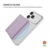 MagSafe Peněženka FIXED MagWallet Trifold, světle fialová