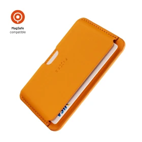 MagSafe peněženka FIXED MagWallet Slim, oranžová