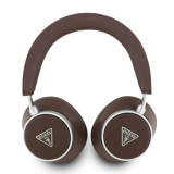 Guess PU Saffiano Triangle Logo ENC hnědá