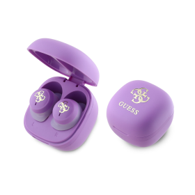 Guess 4G Logo Mini TWS fialová