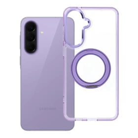 Zadní kryt Frame Circle Stand compatible with MagSafe pro Samsung Galaxy A57, fialová