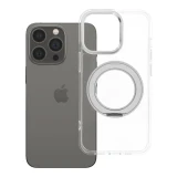 Case for iPhone 13 PRO Frame Circle Stand compatible with MagSafe transparent
