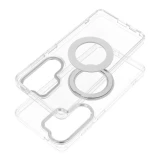 Case for Samsung A57 Frame Circle Stand compatible with MagSafe transparent