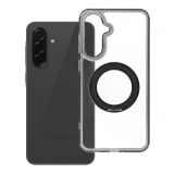 Case for Samsung A36 Frame Circle Stand compatible with MagSafe black