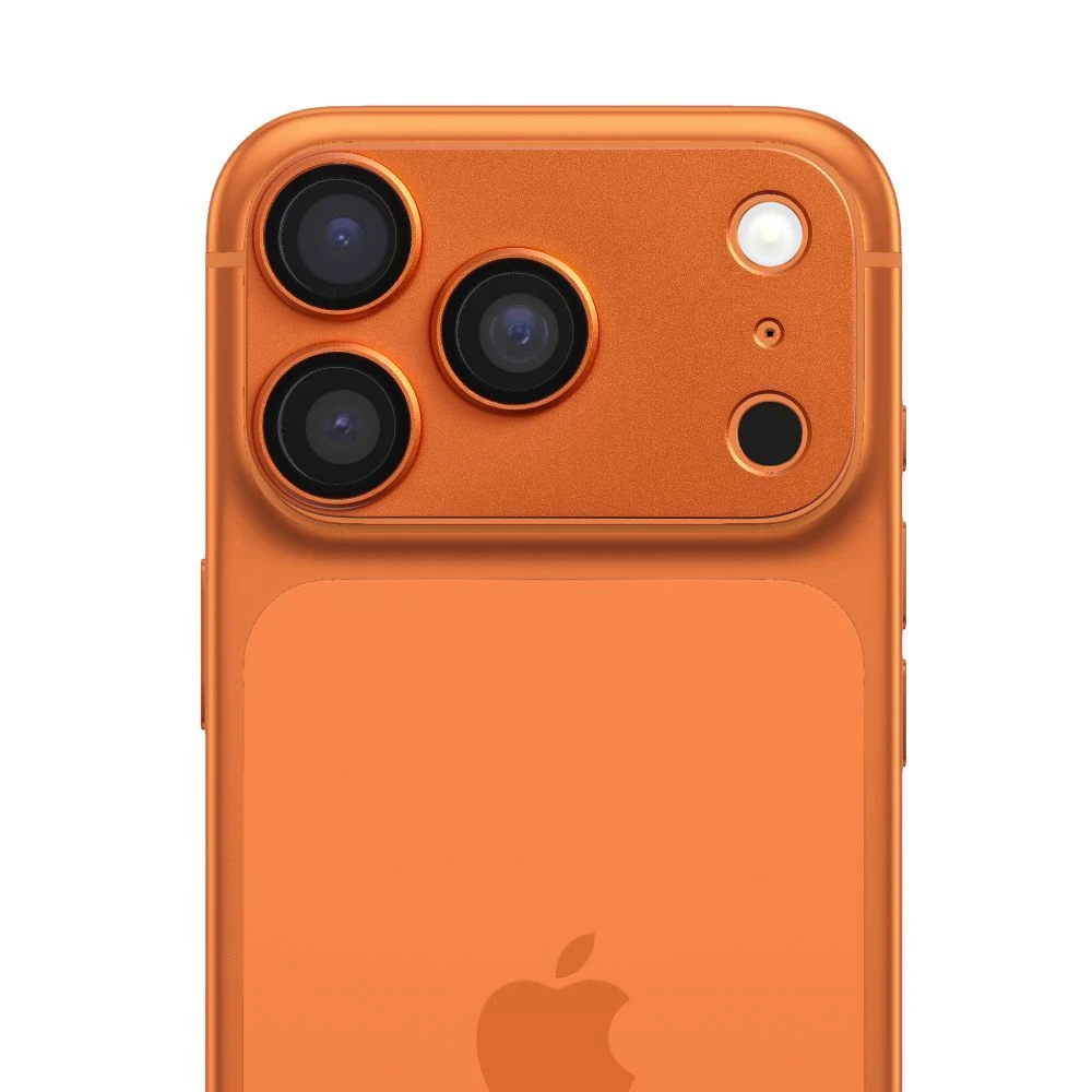 AR+AF Full Metal Tempered Glass for IPHONE 17 PRO MAX orange