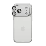 AR+AF Full Metal Tempered Glass for IPHONE 17 PRO silver