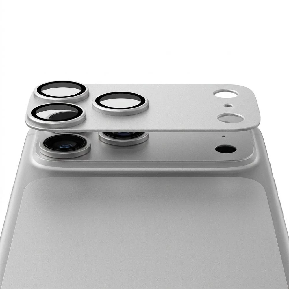 AR+AF Full Metal Tempered Glass for IPHONE 17 PRO silver