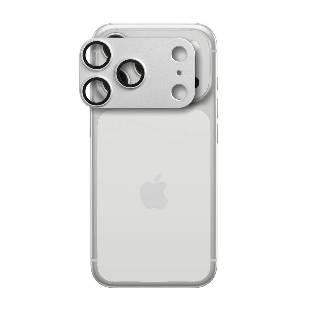 AR+AF Full Metal Tempered Glass for IPHONE 17 PRO MAX silver