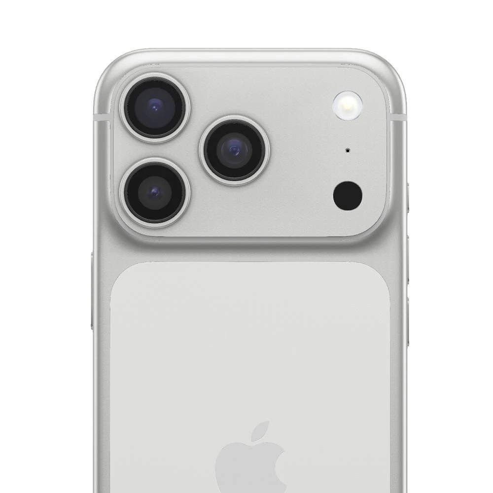 AR+AF Full Metal Tempered Glass for IPHONE 17 PRO MAX silver