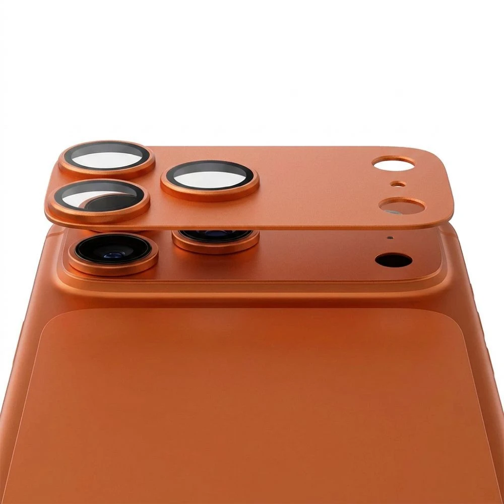 AR+AF Full Metal Tempered Glass for IPHONE 17 PRO orange