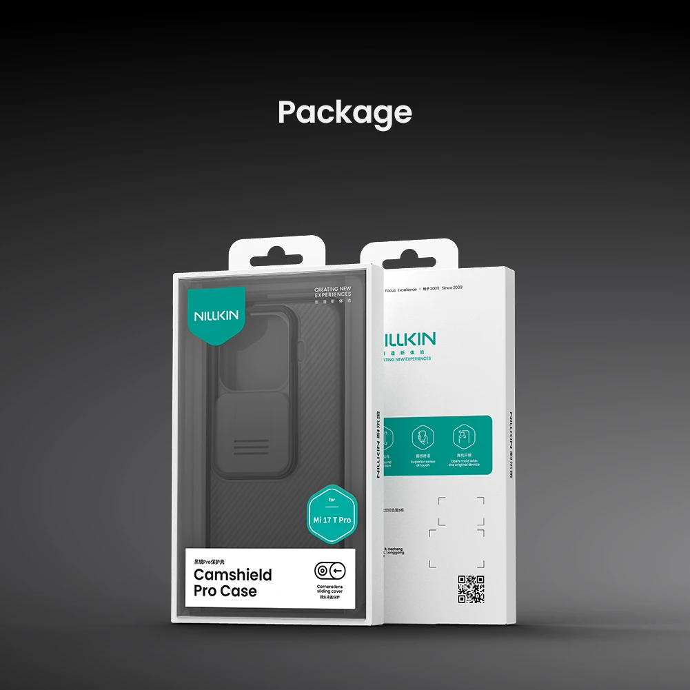 Nillkin CamShield PRO Zadní Kryt pro Xiaomi 17T Pro Transparent Black