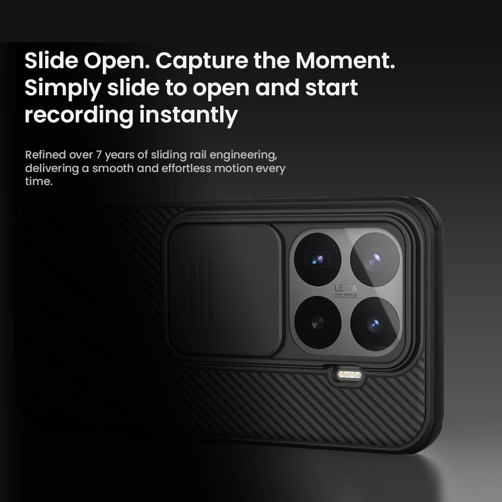 Nillkin CamShield PRO Zadní Kryt pro Xiaomi 17T Transparent Black