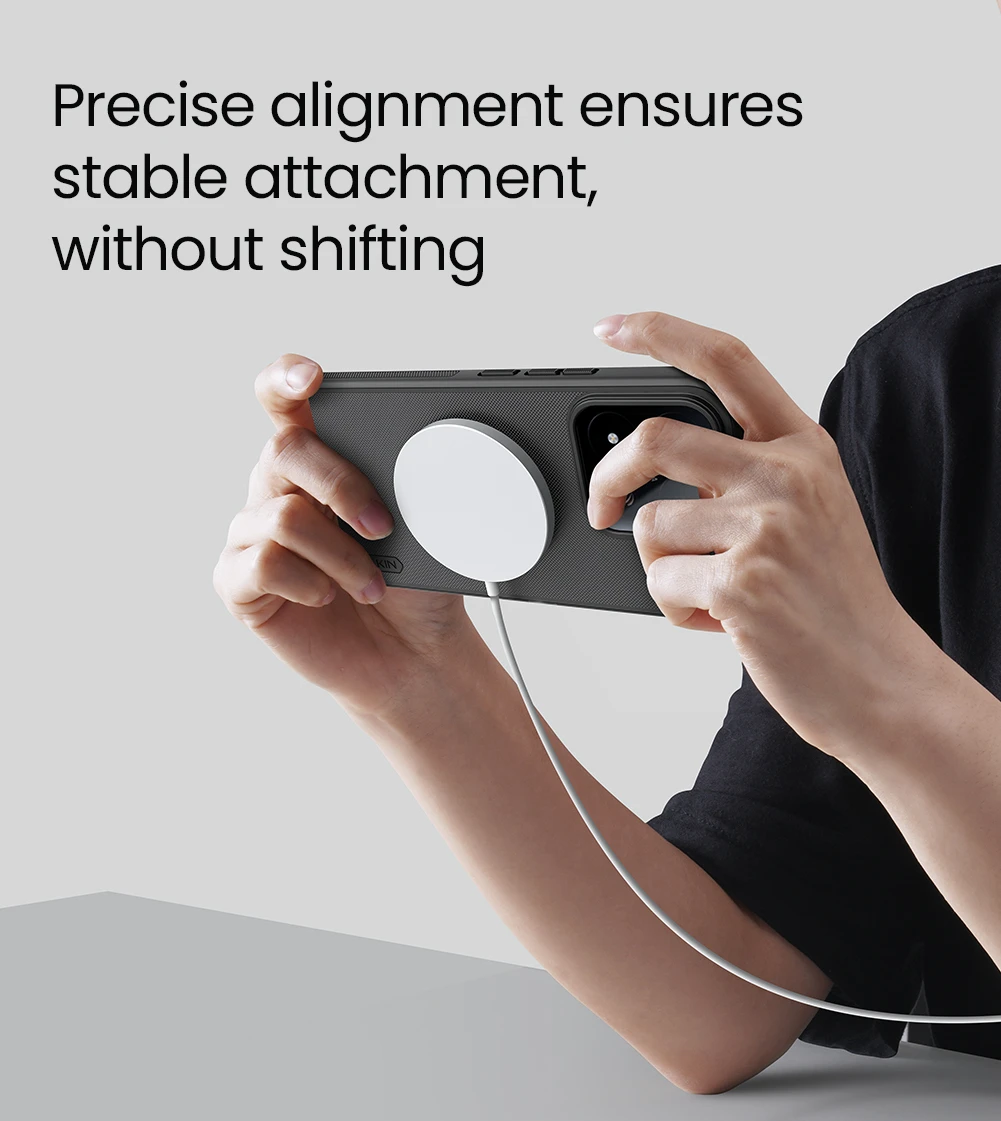 Nillkin Super Frosted PRO Magnetic Zadní Kryt pro Xiaomi 17T Pro Transparent Black