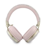 Guess 4G Metal Script Logo ENC Bezdrátová Sluchátka Pink