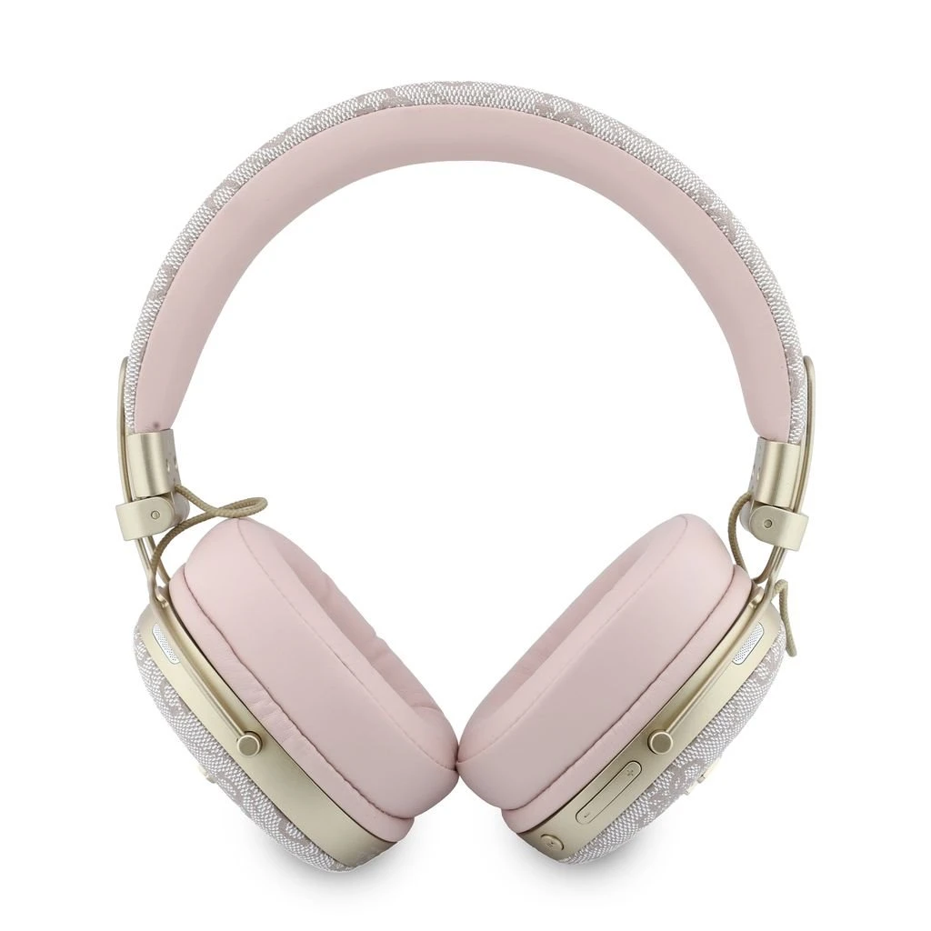 Guess 4G Metal Script Logo ENC Bezdrátová Sluchátka Pink