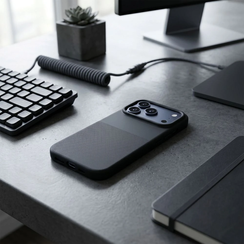 Case for iPhone 14 Pro Easy Dual black