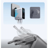 Nabíječka do sítě Anker 100W, 2xUSB-C, 1xUSB, stříbrná