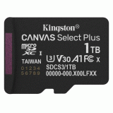 Paměťová karta 1TB Kingston microSDXC Canvas SelectPlus Gen3 150MB/s A1 s adaptérem