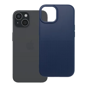 Zadní kryt Easy Dual Case pro Apple iPhone 15, modrá