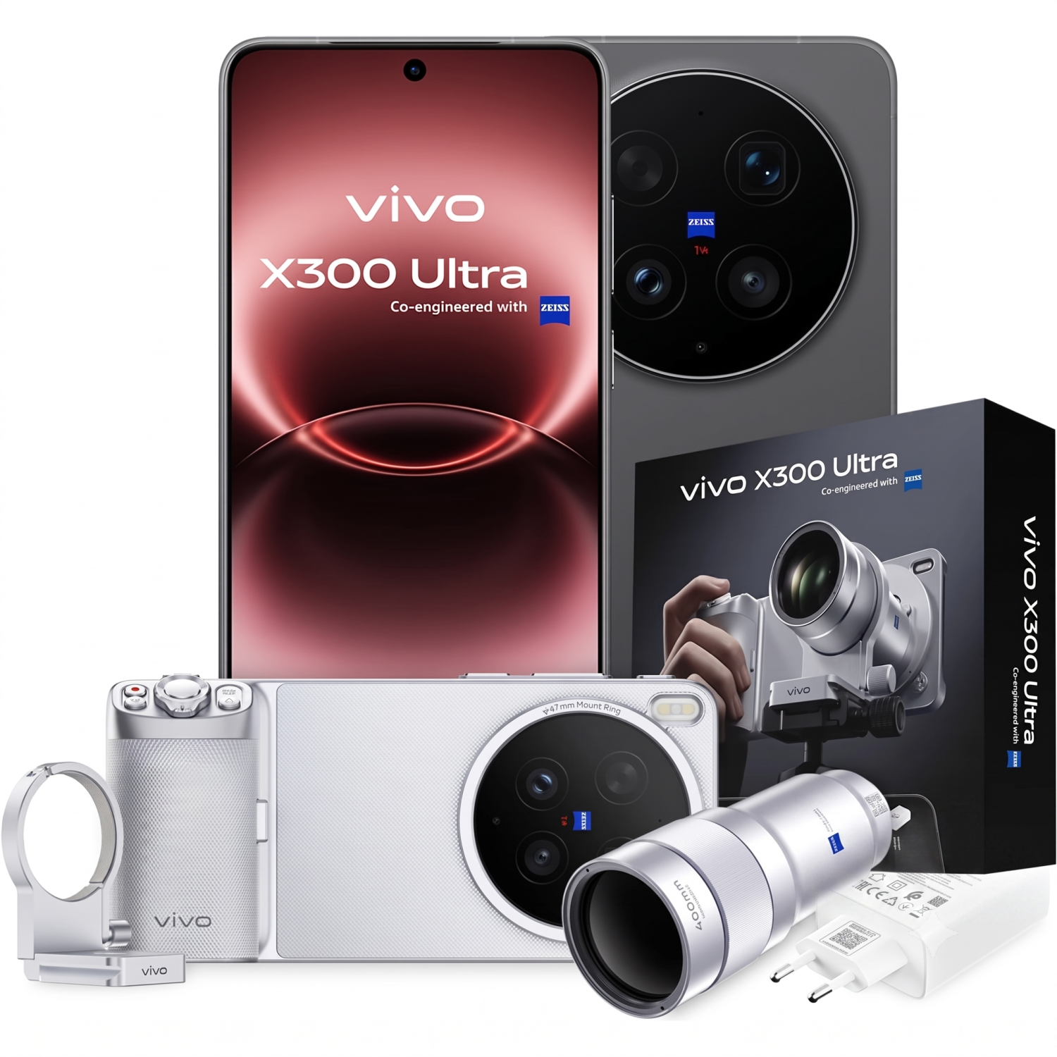 Vivo X300 Ultra 16GB/1TB  Photo Kit Volcano Black