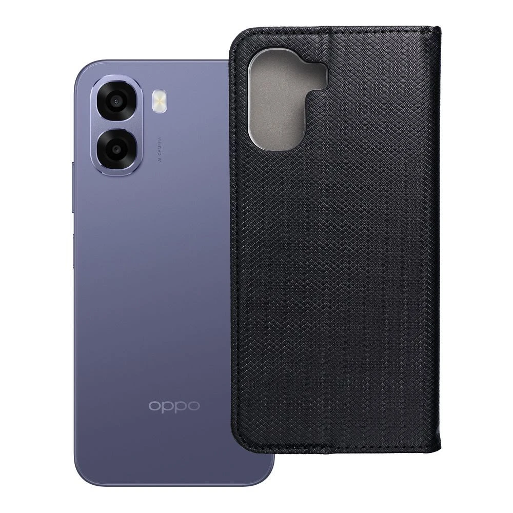 Flip case for Oppo A6x Smart Case Book black