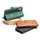 Flip case for Samsung A27 Tender Book green