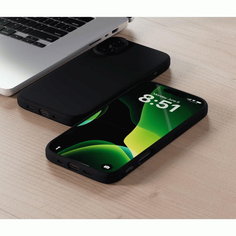 Zadní kryt Allity Mag pro Apple iPhone 15, černá