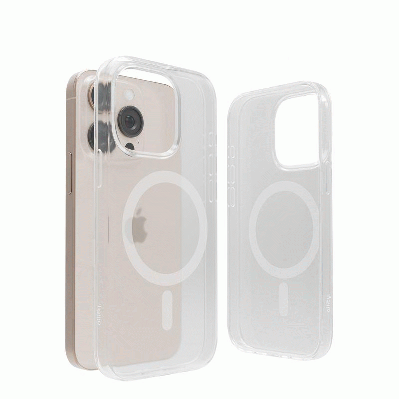 Zadní kryt Allity Mag pro Apple iPhone 12/12 Pro, transparentní