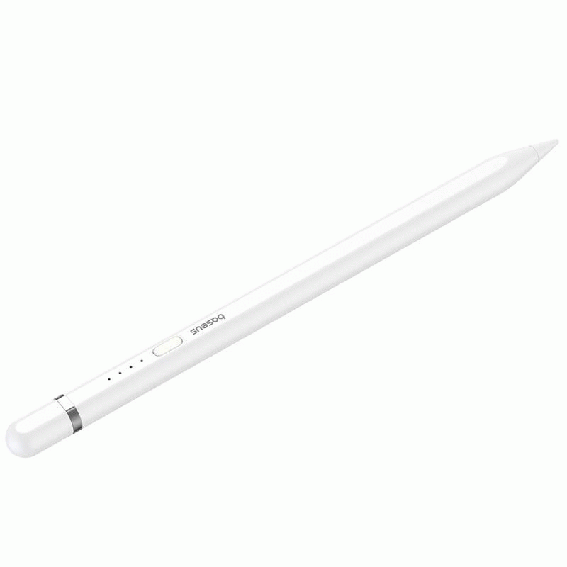 Stylus Baseus Smooth Writing 2 s bezdrátovým nabíjením a kabelem USB/USB-C, bílá