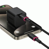 Kabel Baseus Dura USB-C/USB-C 1m 100W, červeno/černá