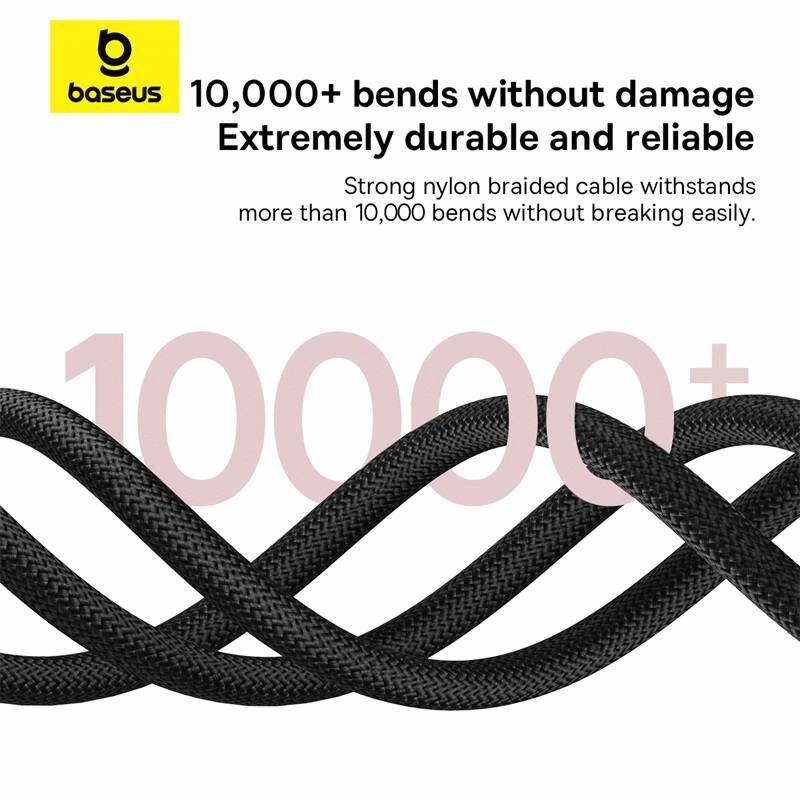 Kabel Baseus Dura USB-C/USB-C 1m 100W, červeno/černá