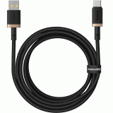 Kabel Baseus Dura USB/USB-C 2m 60W, černo/zlatá