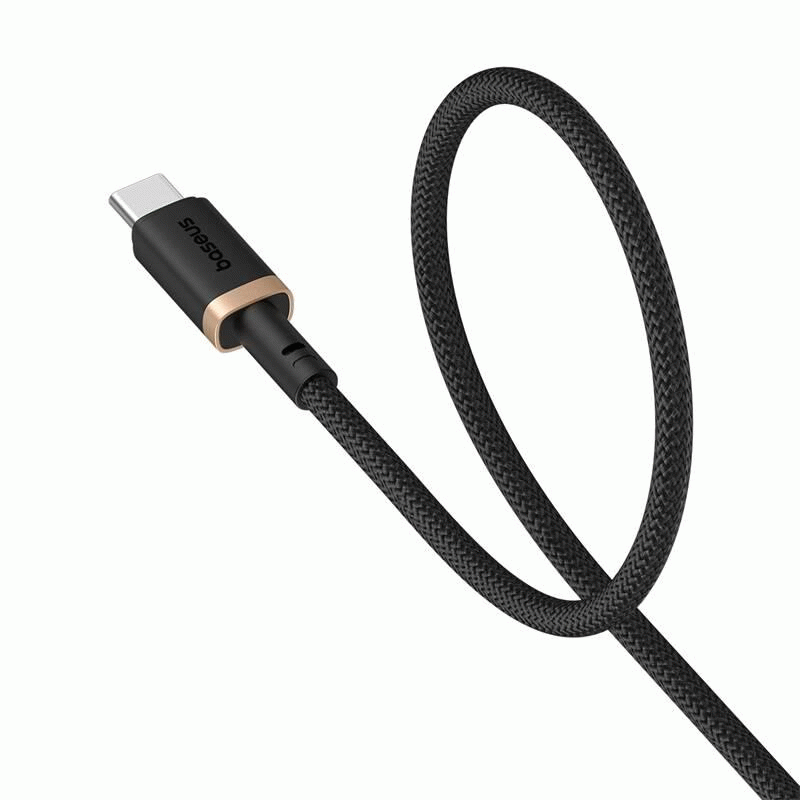 Kabel Baseus Dura USB/USB-C 2m 60W, černo/zlatá