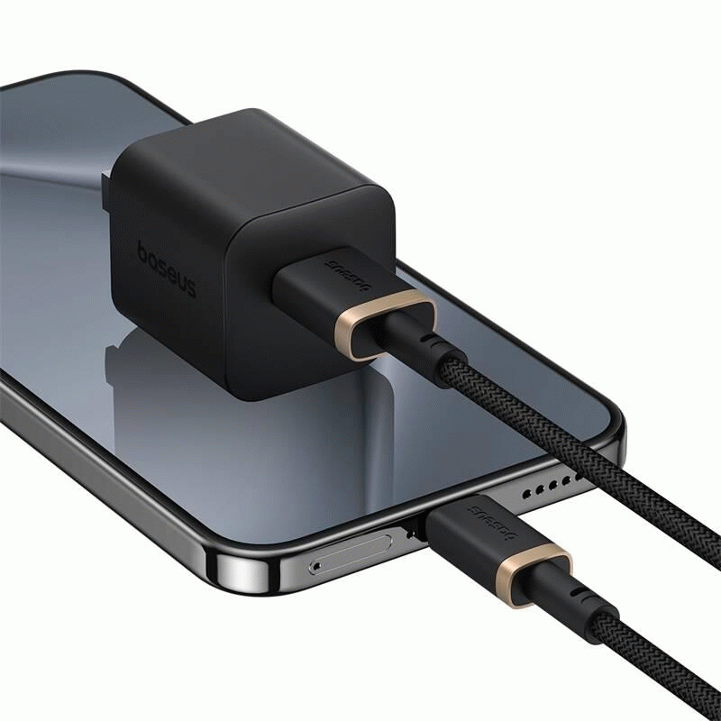 Kabel Baseus Dura USB/USB-C 2m 60W, černo/zlatá