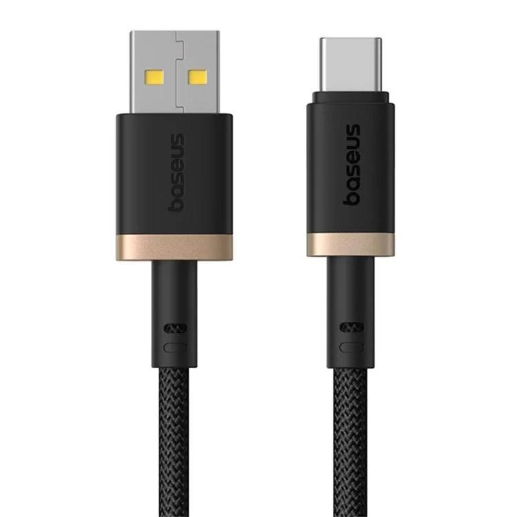 Kabel Baseus Dura USB/USB-C 2m 60W, černo/zlatá