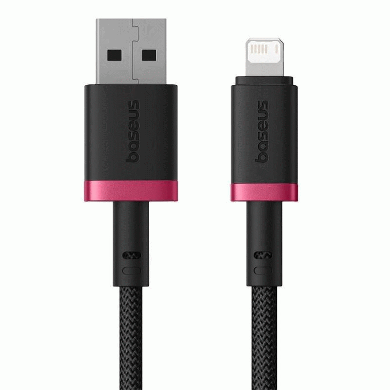 Kabel Baseus Dura USB/Lightning 1m 2.4A, červeno/černá