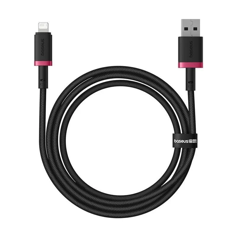 Kabel Baseus Dura USB/Lightning 1m 2.4A, červeno/černá