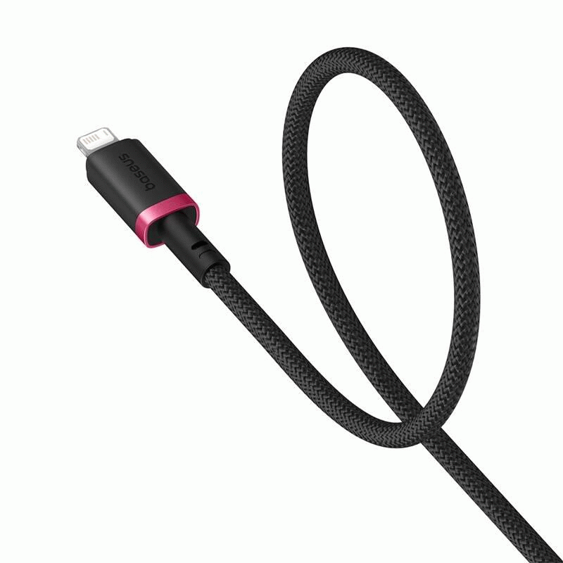 Kabel Baseus Dura USB/Lightning 2m 2.4A, červeno/černá