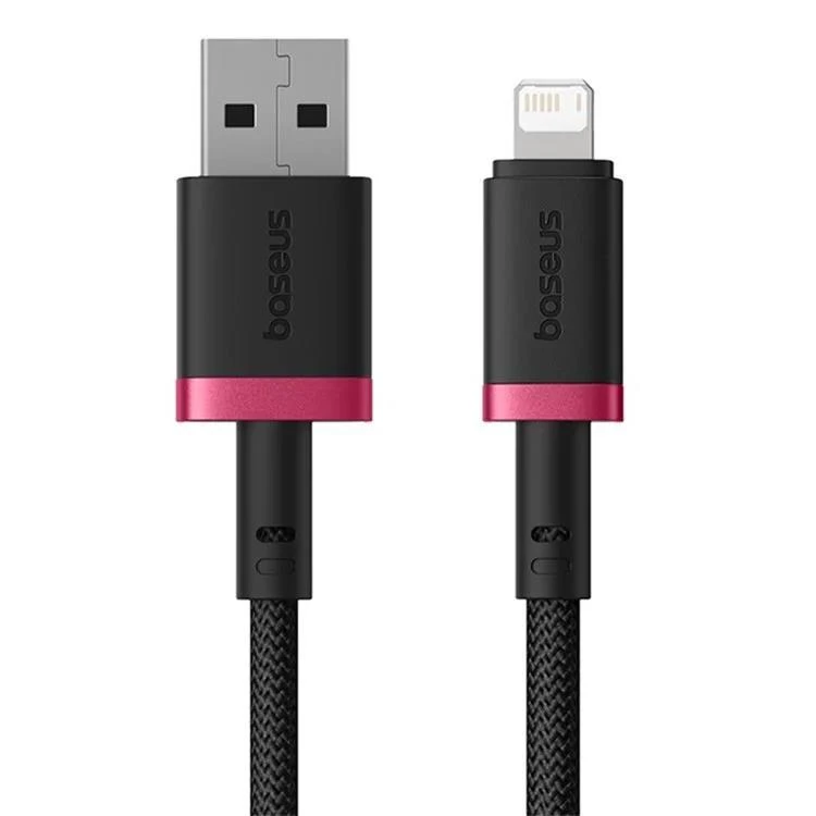 Kabel Baseus Dura USB/Lightning 2m 2.4A, červeno/černá