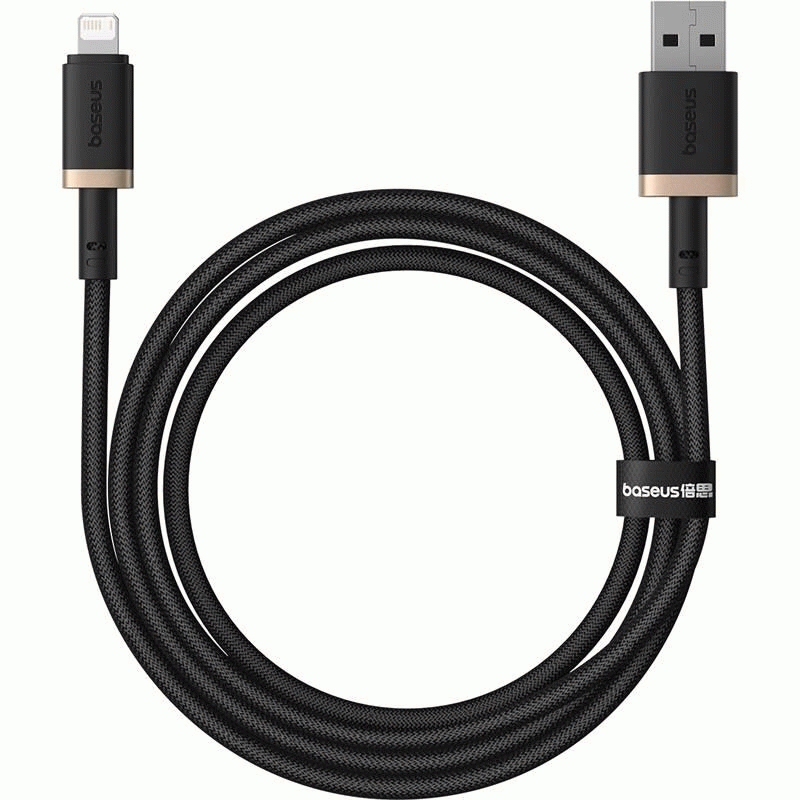 Kabel Baseus Dura USB/Lightning 1m 2.4A, černo/zlatá