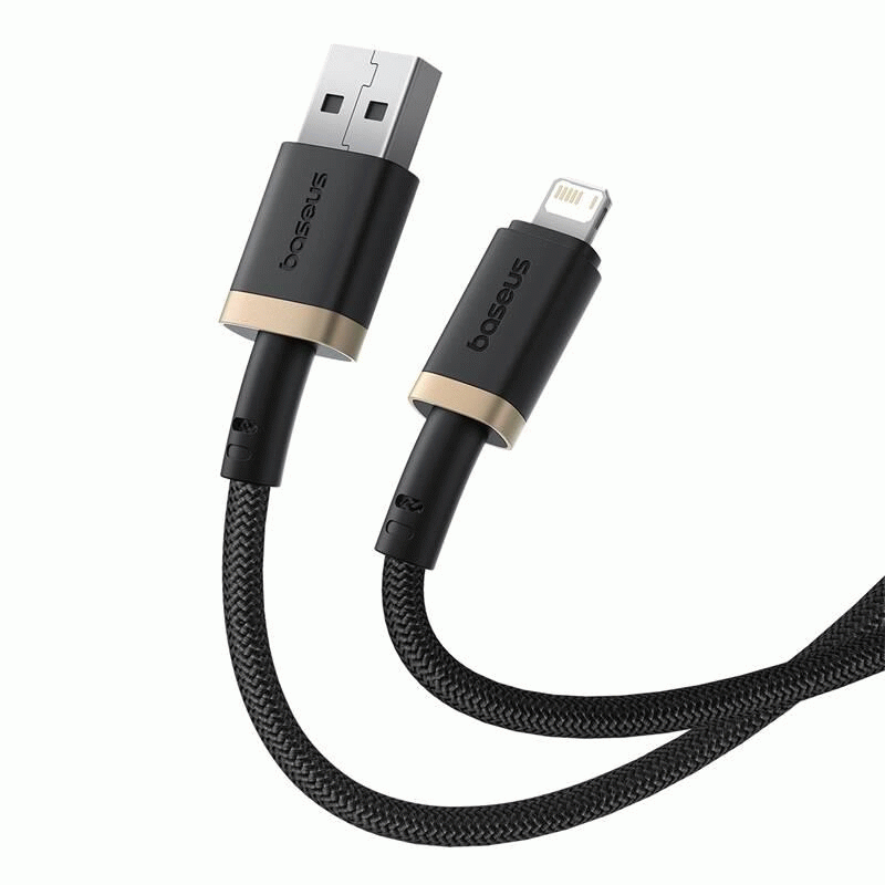 Kabel Baseus Dura USB/Lightning 1m 2.4A, černo/zlatá