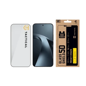 Ochranné sklo Tactical Glass Shield Privacy Stealth 5D pro Xiaomi 17T Pro, černá