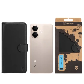 Flipové pouzdro Tactical Field Notes pro Vivo V70 Lite, černá