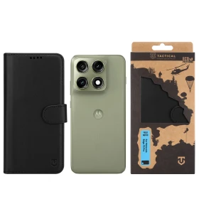Flipové pouzdro Tactical Field Notes pro Motorola Edge 70 Pro, černá