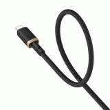 Kabel Baseus Dura USB-C/Lightning 2m 20W, černo/zlatá