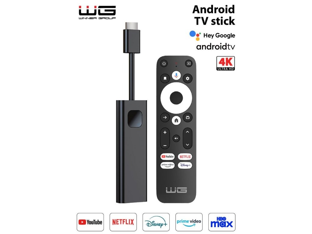 WG Smart TV Stick 4K černá